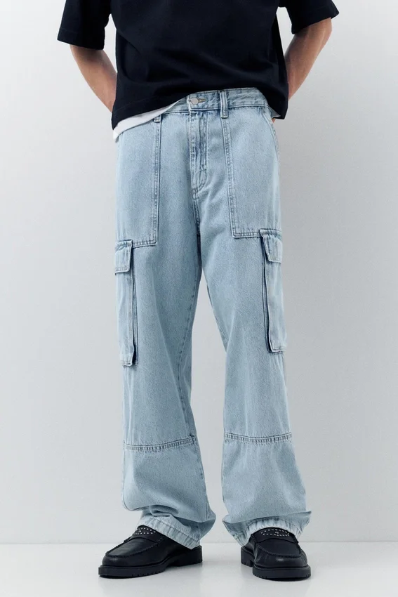 Jean cargo ample Jean cargo ample