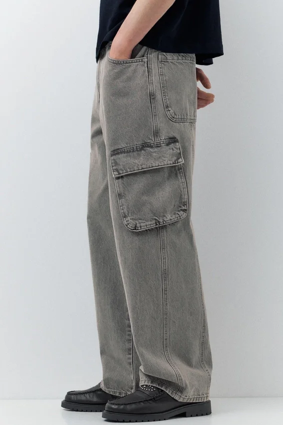 Jean cargo ample Jean cargo ample