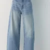 Jean coupe ballon à taille ajustable