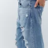 Jean déchiré coupe décontractée Jean déchiré coupe décontractée
