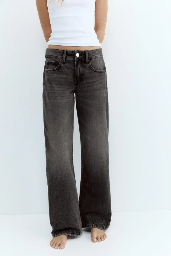 Jean droit taille basse Jean droit taille basse