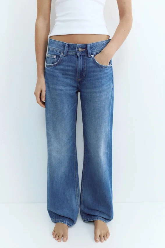 Jean droit taille basse Jean droit taille basse