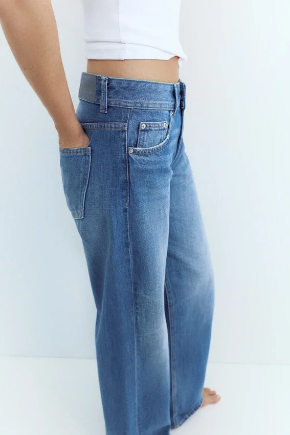 Jean droit taille basse Jean droit taille basse