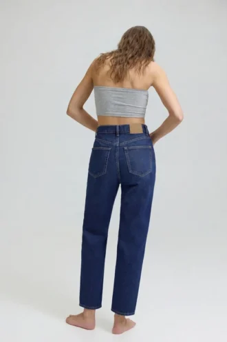 Jean mom taille haute