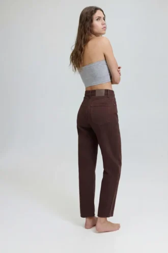 Jean mom taille haute