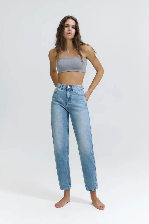 Jean mom taille haute Jean mom taille haute