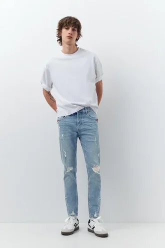 Jean skinny déchiré
