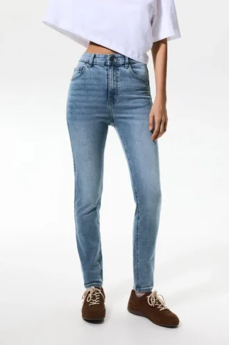 Jean skinny taille haute