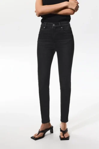 Jean skinny taille haute