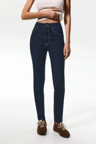 Jean skinny taille haute