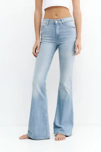 Jean skinny évasé