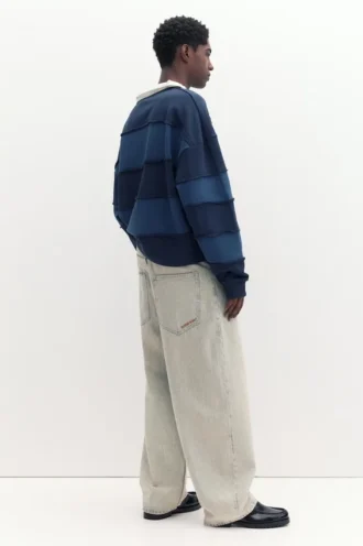 Jean super baggy brodé