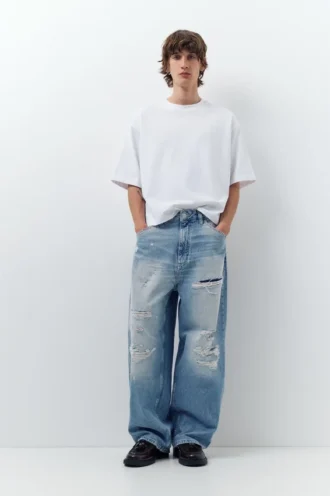 Jean super baggy déchiré