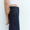 Jean taille basse à jambes larges Jean taille basse à jambes larges