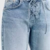 Jean taille basse style corsaire