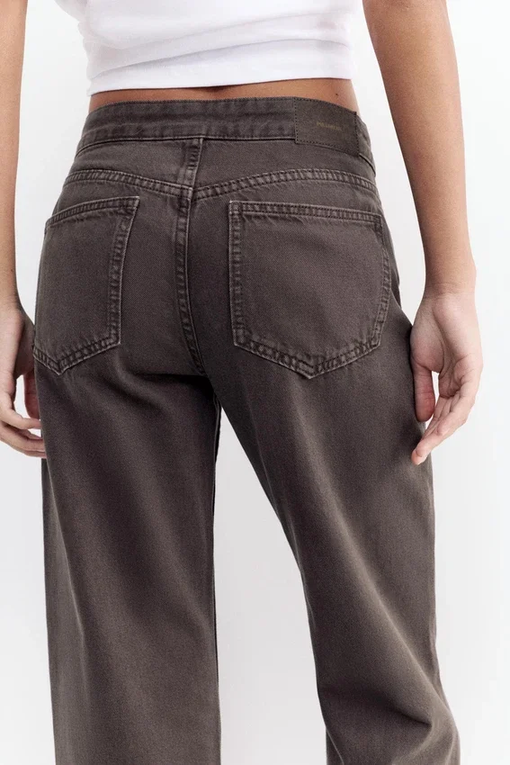 Jean taille basse style corsaire Jean taille basse style corsaire