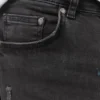 Jeans carotte à éclaboussures de peinture