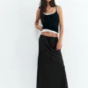 Jupe midi en satin Jupe midi en satin