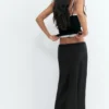 Jupe midi en satin Jupe midi en satin