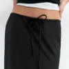 Jupe midi en satin Jupe midi en satin