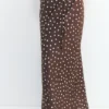 Jupe midi en satin Jupe midi en satin