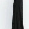 Jupe midi en satin Jupe midi en satin