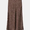 Jupe midi en satin Jupe midi en satin