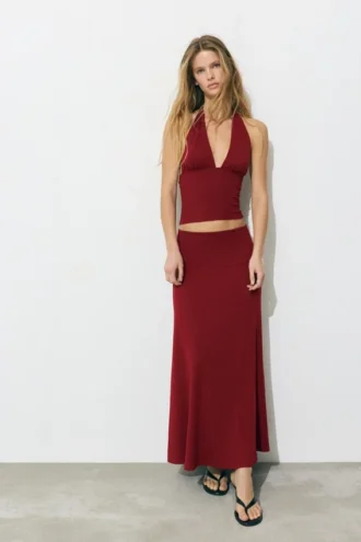 Jupe midi Eva