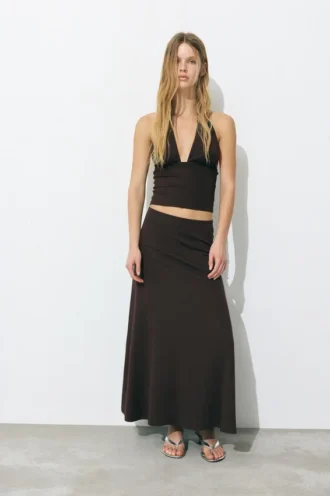 Jupe midi Eva