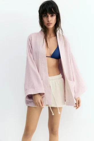Kimono en crêpe