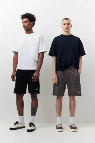 Lot de 2 bermudas en molleton en forme de Shorts