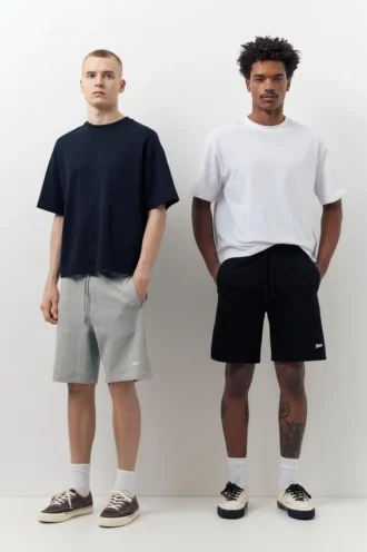 Lot de 2 bermudas en molleton en forme de Shorts