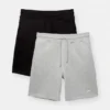 Lot de 2 bermudas en molleton en forme de Shorts Lot de 2 bermudas en molleton en forme de Shorts
