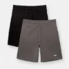 Lot de 2 bermudas en molleton en forme de Shorts Lot de 2 bermudas en molleton en forme de Shorts