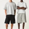 Lot de 2 bermudas en molleton en forme de Shorts Lot de 2 bermudas en molleton en forme de Shorts