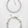 Lot de 2 bracelets à chaîne Lot de 2 bracelets à chaîne