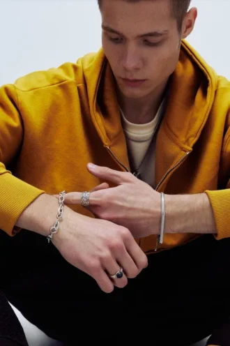 Lot de 2 bracelets à chaîne