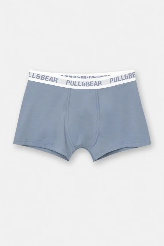 Lot de 3 boxers avec ceinture bleu clair Lot de 3 boxers avec ceinture bleu clair