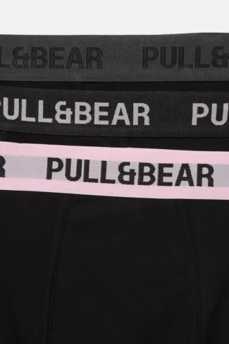 Lot de 3 boxers avec ceinture rose