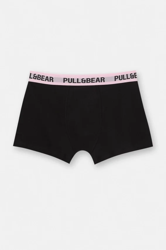Lot de 3 boxers avec ceinture rose Lot de 3 boxers avec ceinture rose