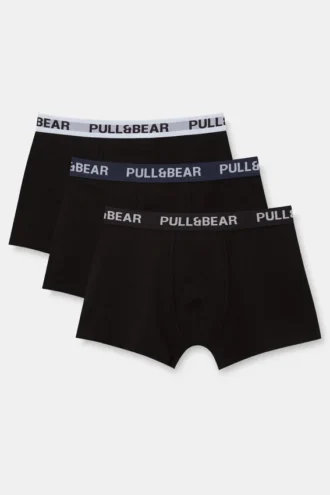 Lot de 3 boxers avec logo