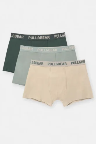 Lot de 3 boxers avec logo Pull&Bear