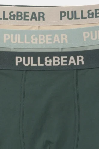 Lot de 3 boxers avec logo Pull&Bear