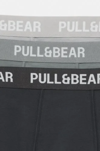 Lot de 3 boxers gris