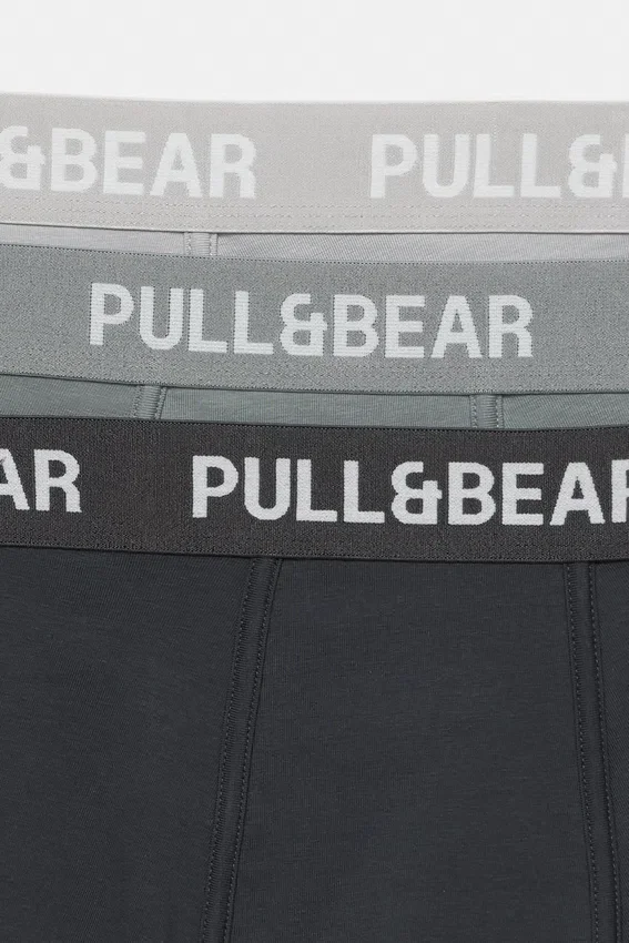 Lot de 3 boxers gris Lot de 3 boxers gris