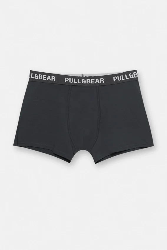 Lot de 3 boxers gris Lot de 3 boxers gris