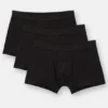 Lot de 3 boxers noirs Lot de 3 boxers noirs