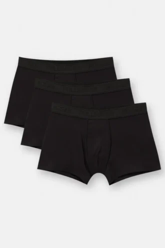 Lot de 3 boxers noirs