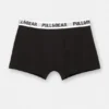 Lot de 3 boxers noirs avec ceinture fluo Lot de 3 boxers noirs avec ceinture fluo