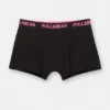 Lot de 3 boxers noirs avec ceinture fluo Lot de 3 boxers noirs avec ceinture fluo